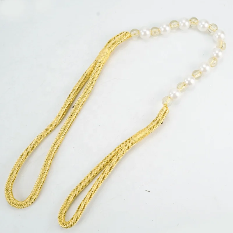 New pearl curtain curtain binding simple creative style binding rope curtain binding room accessories