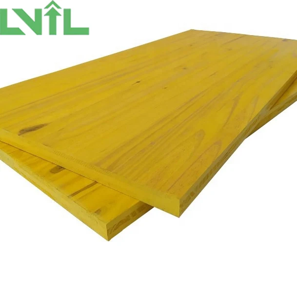 3ply Yellow Plywood 21mm Plywood Three Layers Panel fir spruce 21mm/27mm thickness Pine Core 3ply Yellow Shuttering Panel