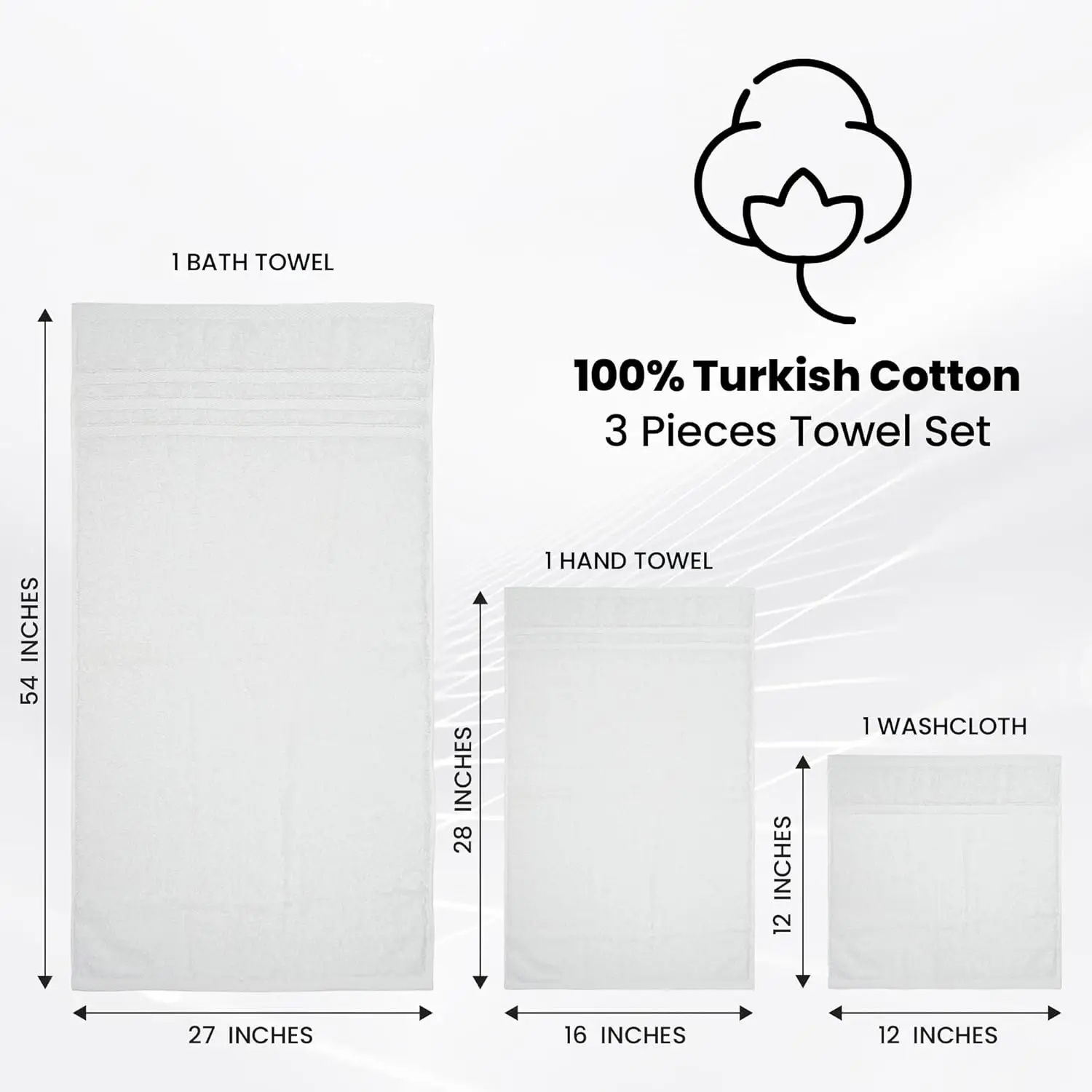 High Quality Soft 100% Bamboo Cotton Towel Custom Logo Hotel  Home Face Bath Towels Set