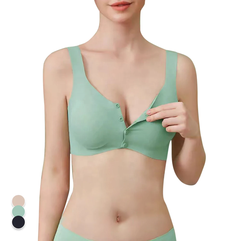 Ama Larsi Wholesale Athletic Wear Women High Quality Soft Maternity Nursing Sports Bra