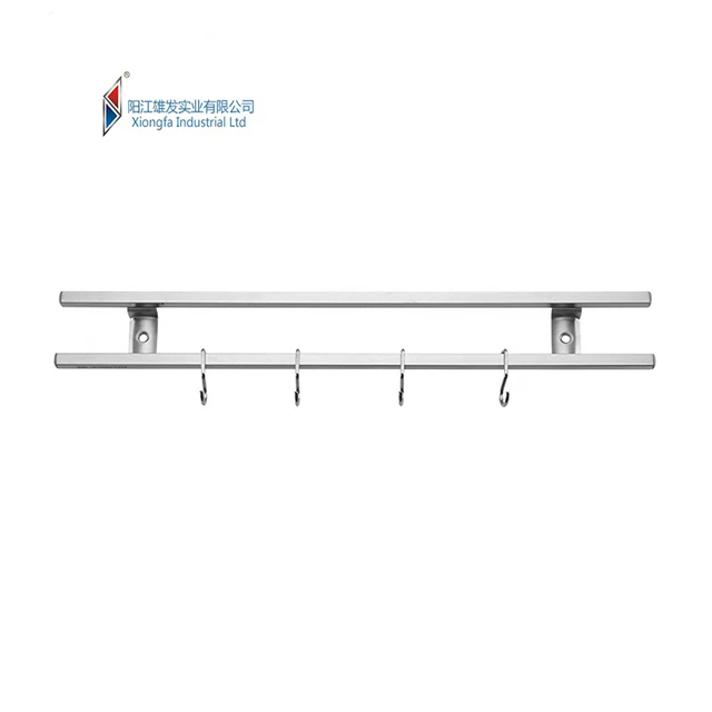 10 Inch Strong Magnet Power 304 Square Tube Stainless Steel Knife Bar Kitchen Magnetic Knife Holder / Strip / Bar