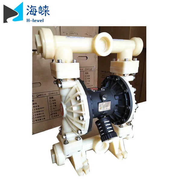PP material pneumatic diaphragm pump for methonal and ethanol