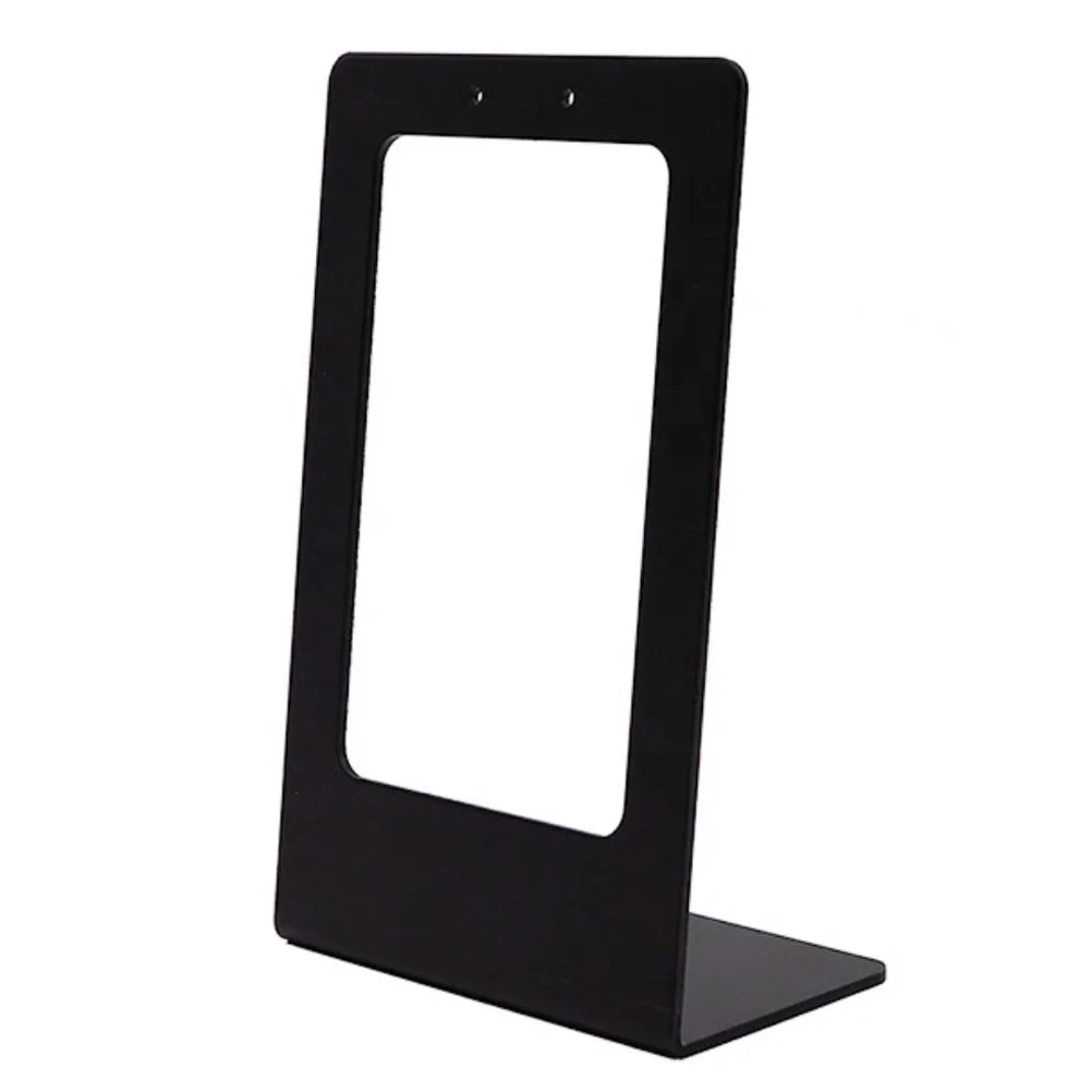 Black plated jewellery store metal ear ring holder door frame shaped earrings display stand jewelry