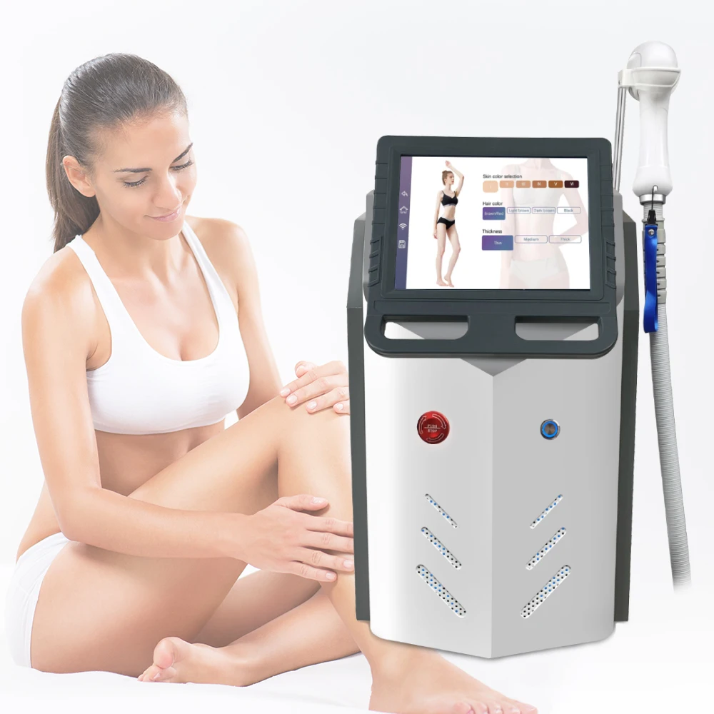 2024 newest high power diode laser 808 nm ice plat smart diode laser hair removal bars beauty machine