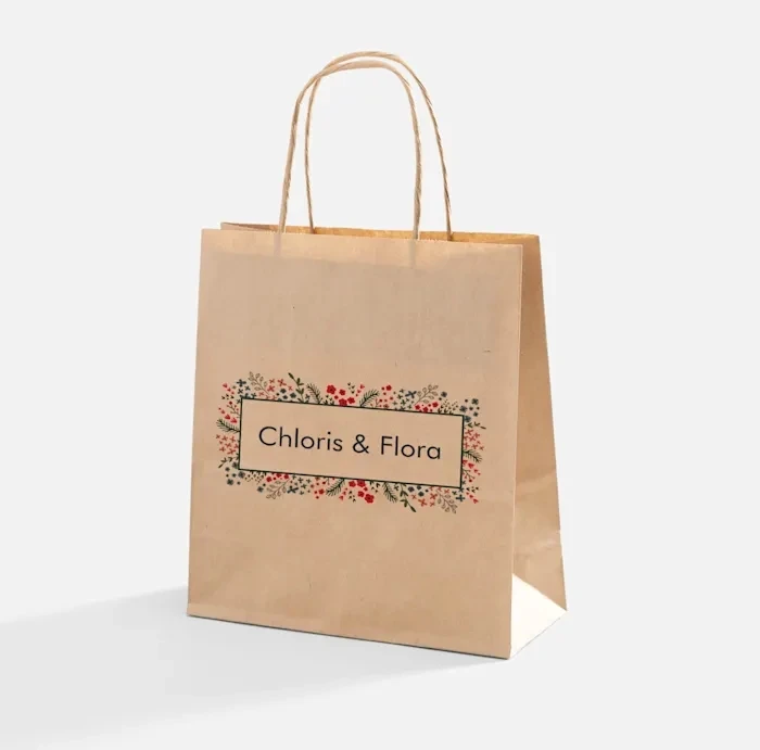 Newspaper Luxury Shopper High Quality Shopper Premium Small Personalised With Handle Paper Gift Bag