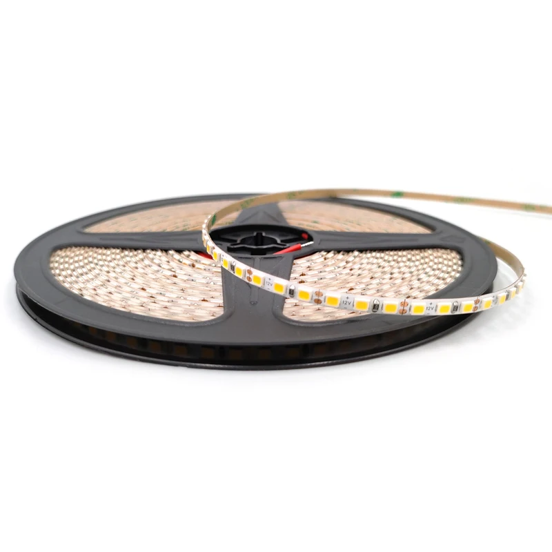 High Brightness 2835 156LEDs/m Flexible LED Strip 4MM PCB 12V 24V CRI 90 Tape Ribbon Light Furniture Home Decor LED Strip Light