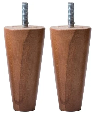 Table Legs 16 Inch Wood Furniture Legs for Coffee Table
