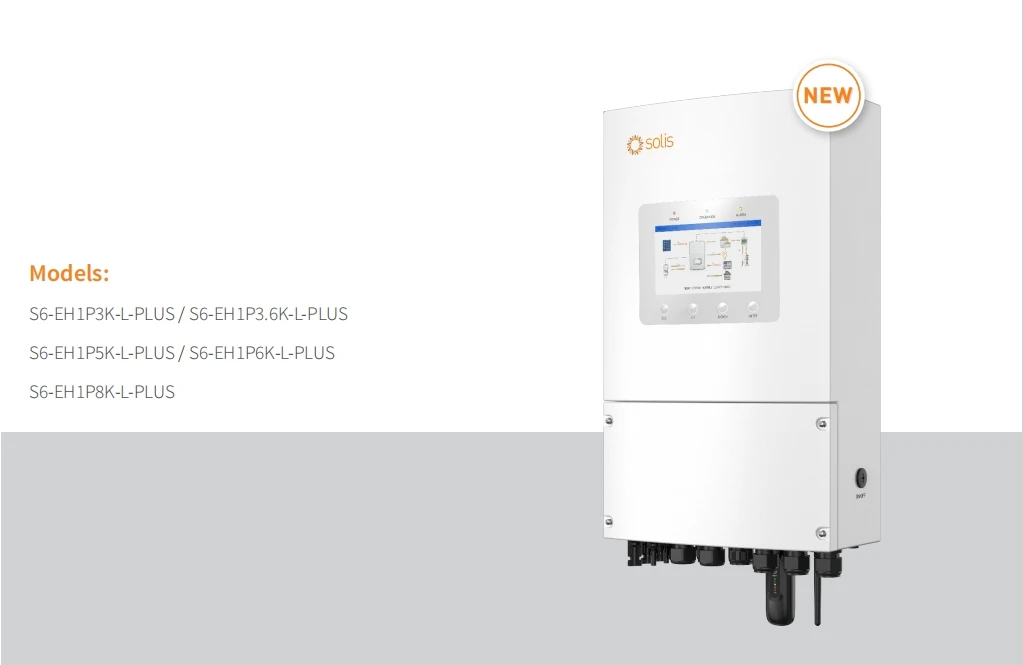 Solis Storage Energy System 5kw 3.6kw 3kw 6kw 8kw Single Phase Solar Hybrid Inverter