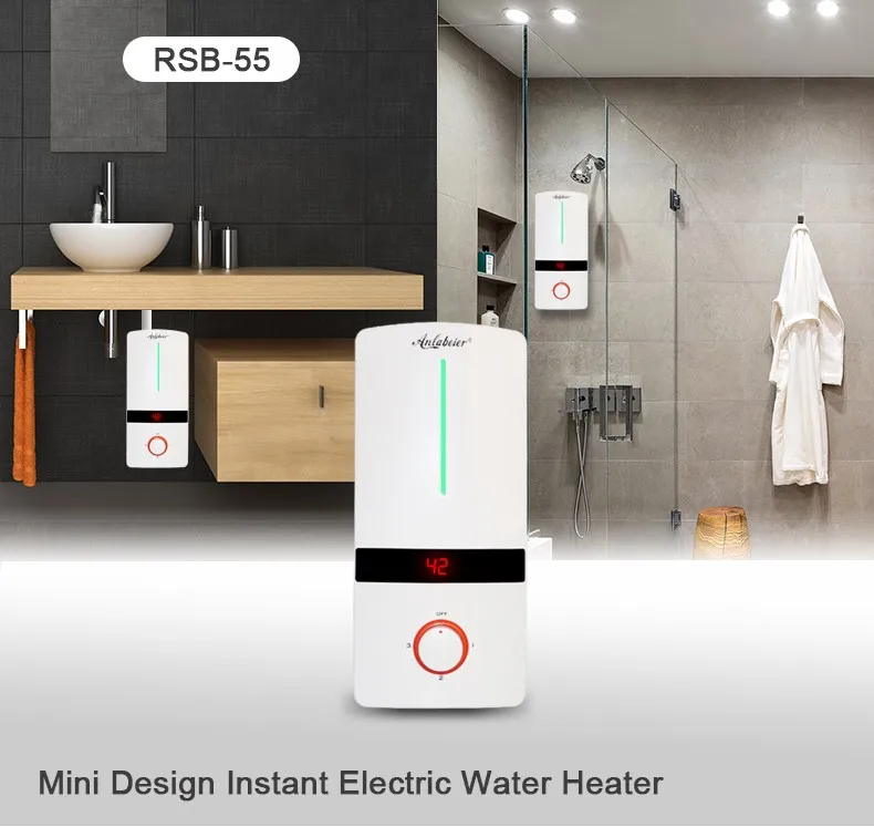 Knob switch Instant water heater Singapore Plastic case for house save electric