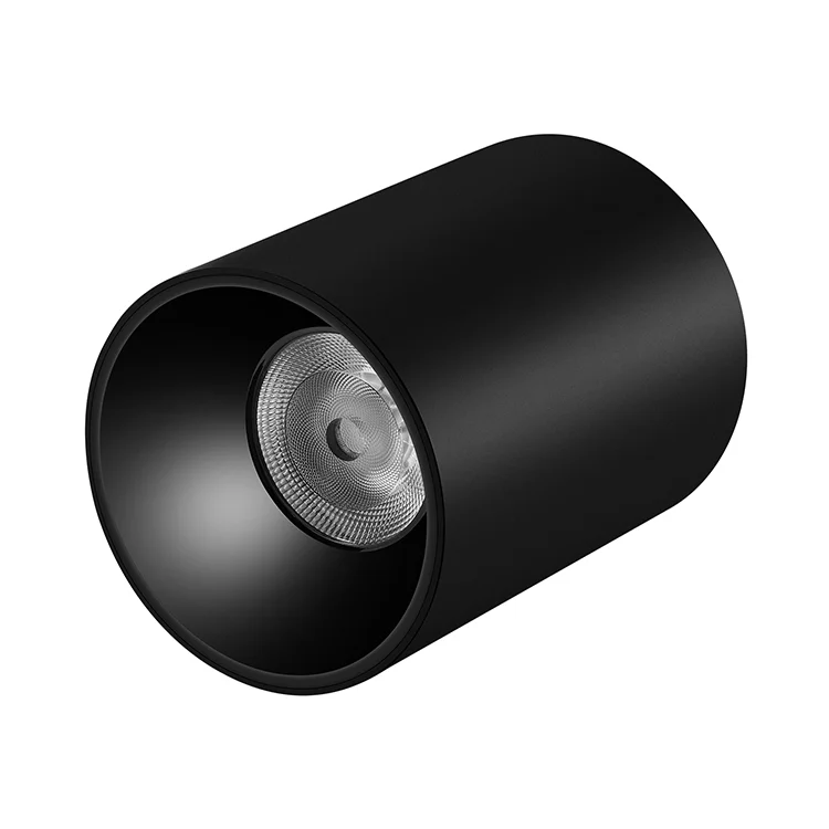 New Design Round Black Ceiling Anti Glare Zigbee Tuya Dimmable 10w 12w 15w 18w 16w 20w 36w Surface Mounted Led Downlight