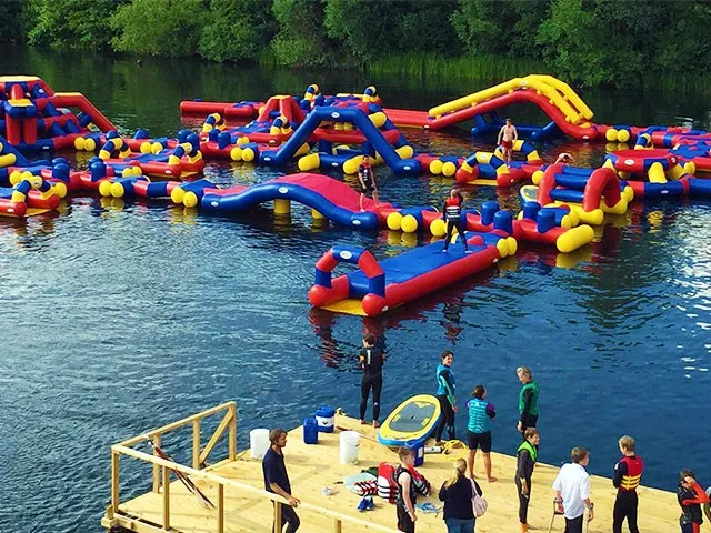 Professional Supplier Hot Sale Inflatable floating Water Park Aqua park Sports Park Water Games Obstacle Course for sale