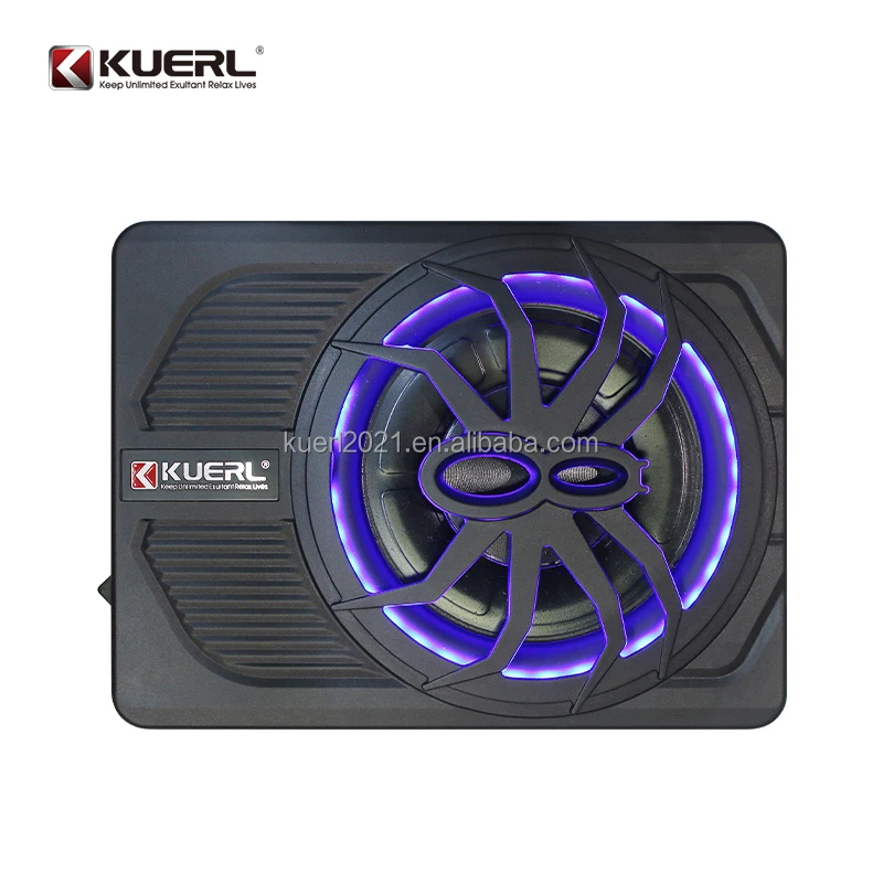 Car under seat subwoofer speaker 10 inches woofer subwoofer underseat subwoofer car Spider shaped with led light