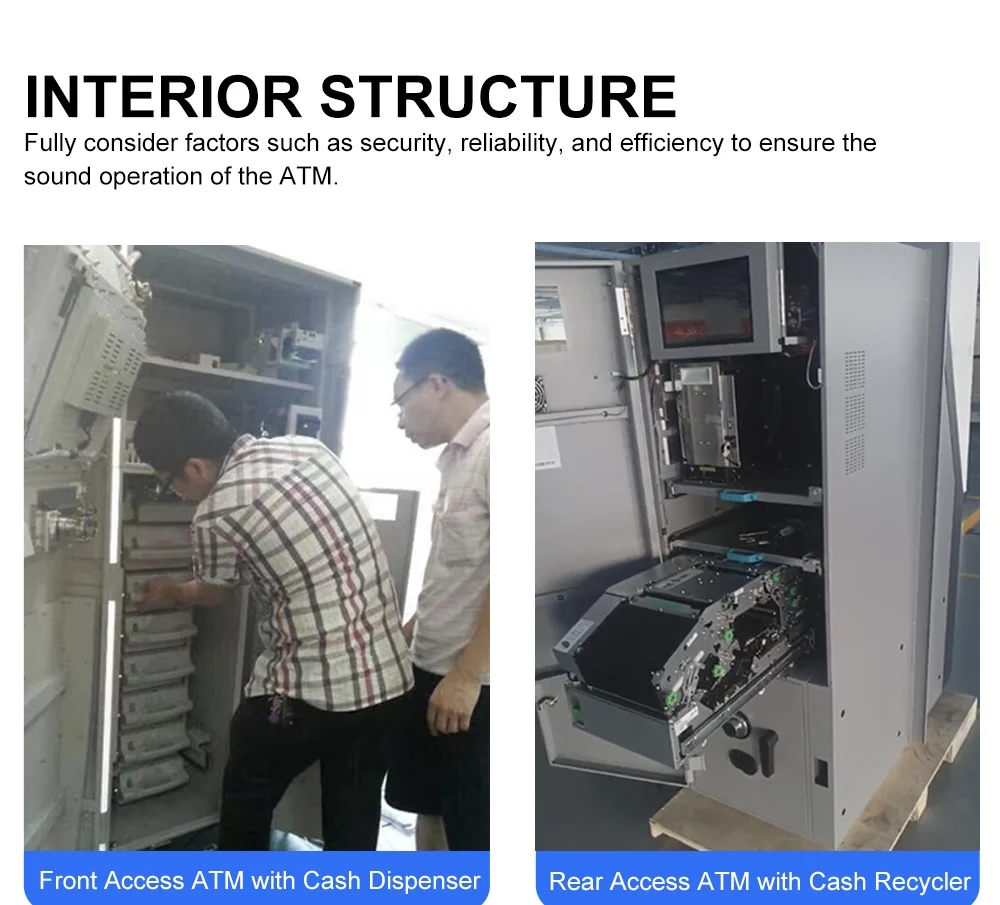 Self Kiosk Exchange Cash Payment Floor Standing Passport Scanner Currency Exchange Atm Machine