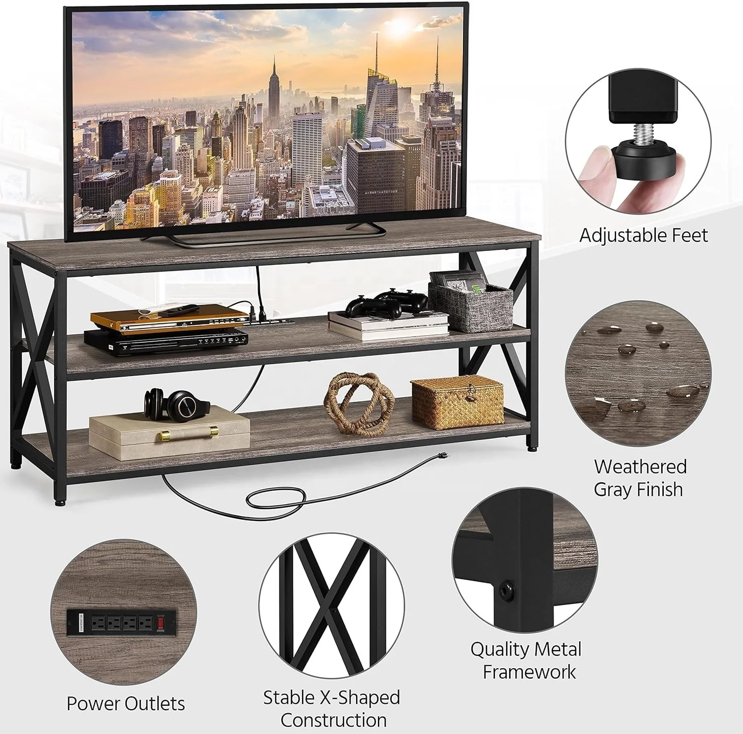 Living Room Furniture rectangular TV table Wooden AntiqueTV cabinet corner media stand TV stand
