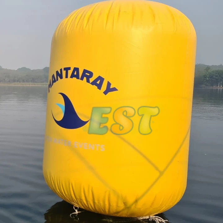 Surface marker buoy cylinder water race marker inflatable water buoys floating buoy for swim