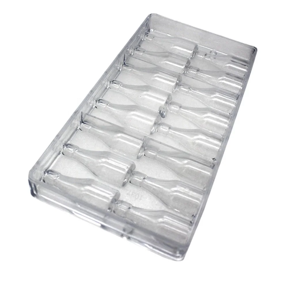 Bottle Shaped Chocolate Mold Polycarbonate  Candy Mold Hard PC Chocolate Molds