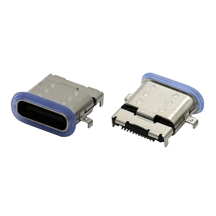 Высокая прочность 24Pin USB 3,1 C женский Реверсивный разъем IP67 Водонепроницаемый type-C разъем 3A Номинальный ток