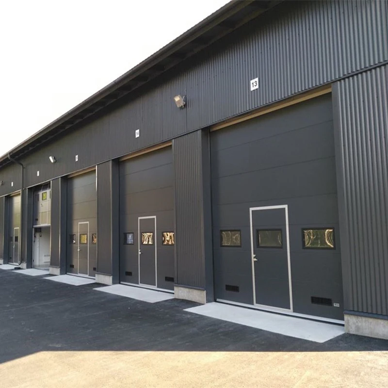 
Safety Motorized Color Steel sectional Industrial Garage Door 