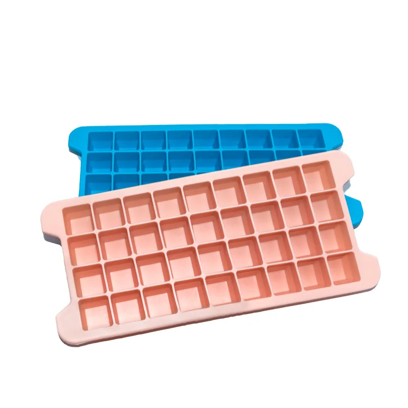2022 New Item Silicone 36 Cavity Ice Cube Tray Light Weight Durable Good Quality Square Shape Ice Cube Maker