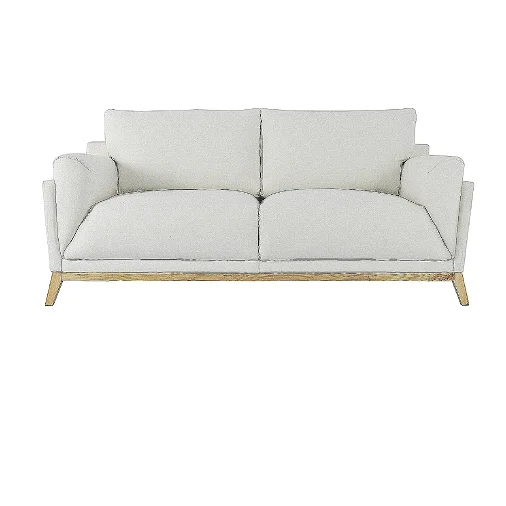 Современная мебель для гостиной Nisco, диван на 3 места с рамой из массива дерева