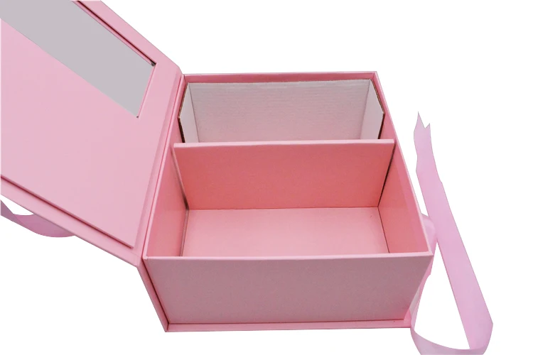 
Cardboard Custom Private Logo with Ribbon for Flower Sweet Cookies box with Lid/Comestic Gift Box/Luxury Gift Box Packaging 