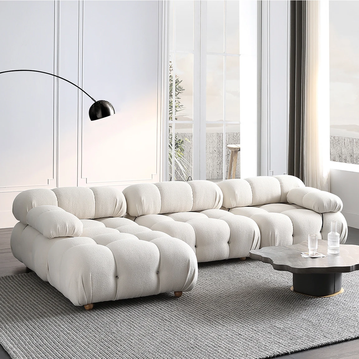 New coming modular sectional sofa Compressed vacuum foam sealed sofa couch for living room