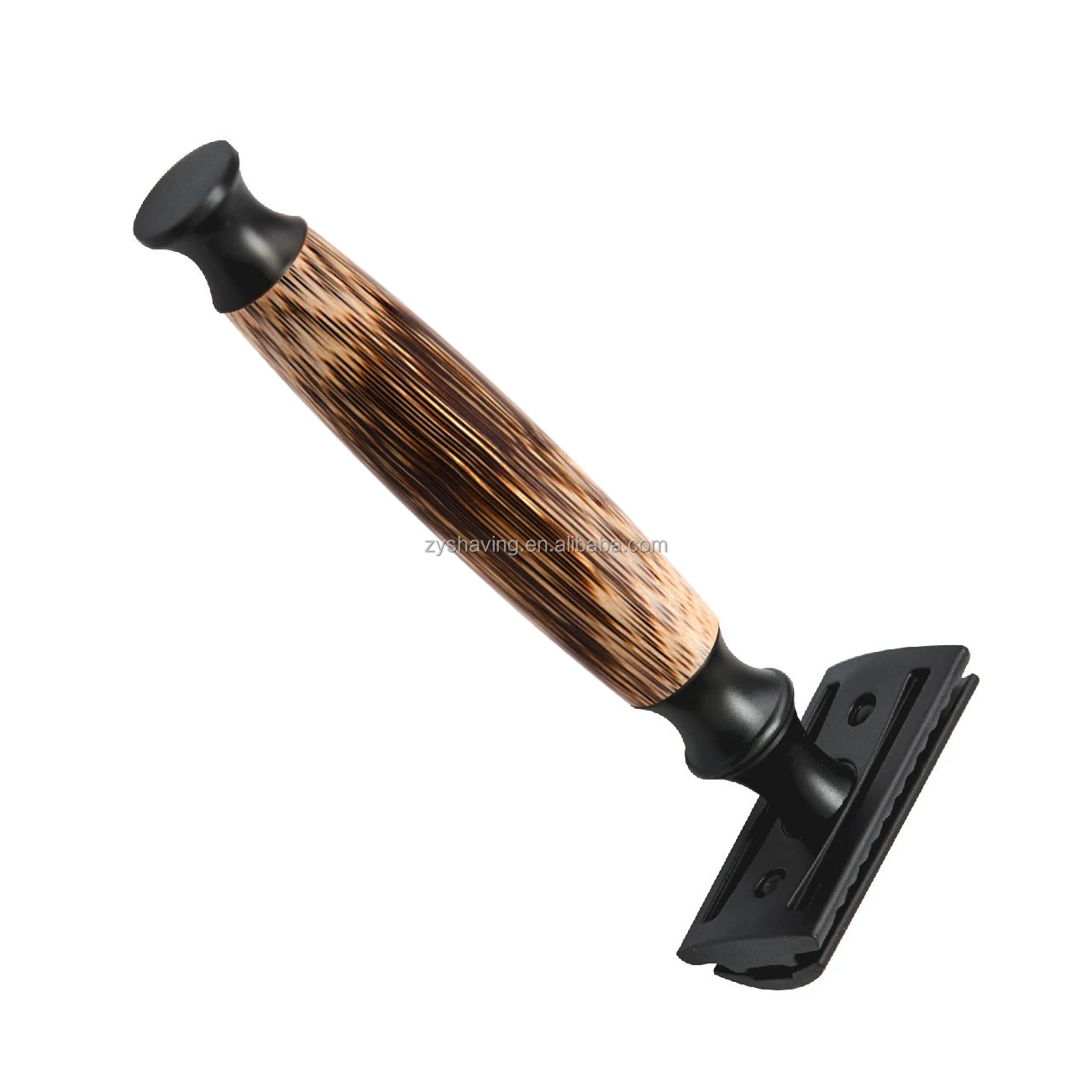 ZY ECO Shaving Safety Razor Double Edge Safety Razor for Men, Safety Razor with Bamboo Handle, Fits All Double Edge Razor Blades