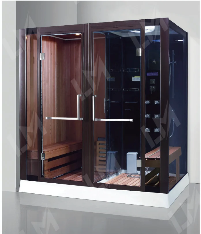 Luxury Traditional Indoor Multi-person Portable Sauna Room Hemlock Far Infrared Spa Detox Health Sweat Sauna Cabin