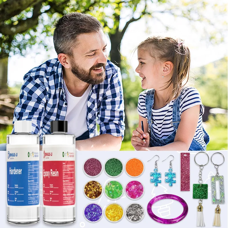 Resin Kits for Jewelry Making Silicone Molds Starter Kit  Bundle with Epoxy Resin Art for DIY Jewelry Earring Beginners