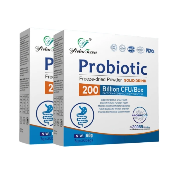 Private Label freeze-dried probiotics solid drink powder bacillus coagulans 200 billion probiotics powder
