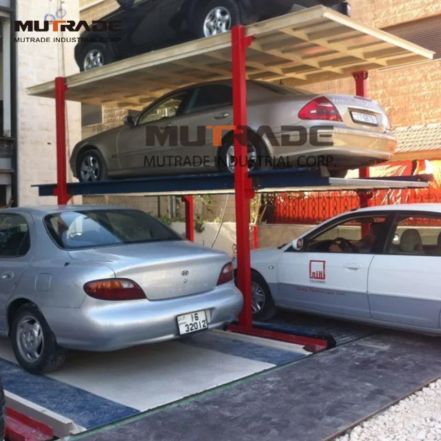 Underground Four Post Automatic Pit Vertical Storage Car Parking Lift