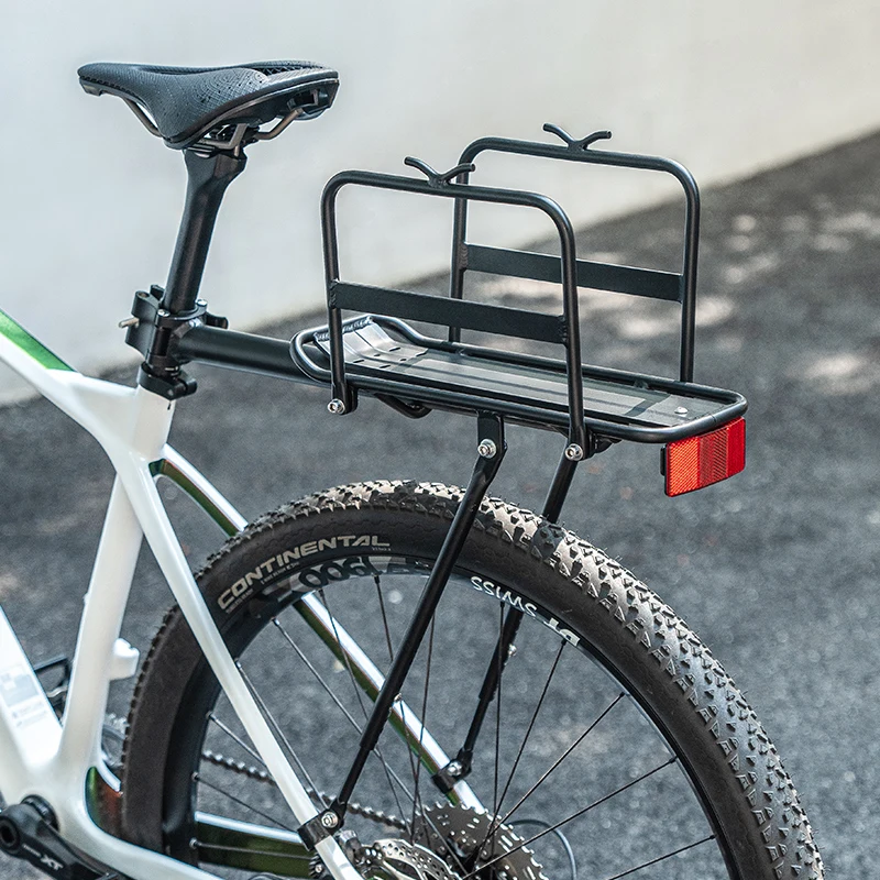 ROCKBROS Rear Bike Rack Quick Release Bicycle Cargo Rack Adjustable Aluminium Alloy Bike Rear Rack