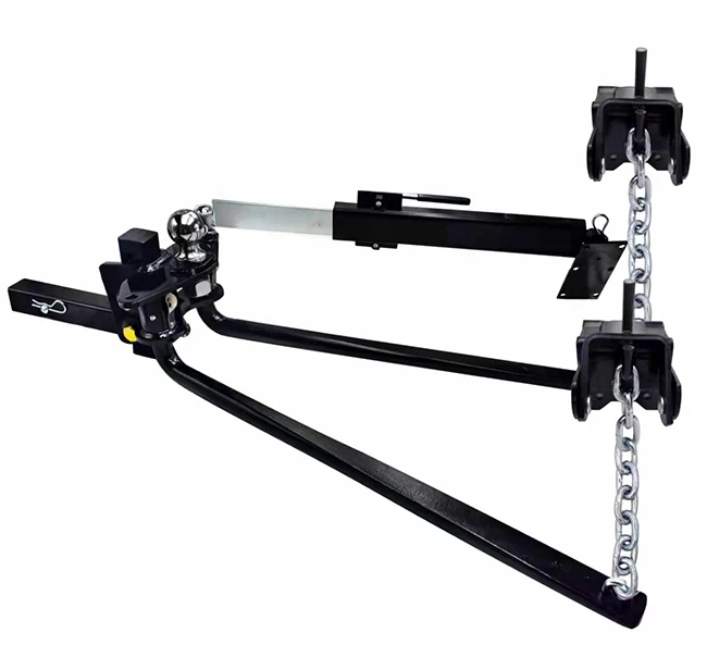 Factory Made Round Bar Weight Distribution Hitch Canada  with Bolt-Together Ball Mount/Shank Assembly