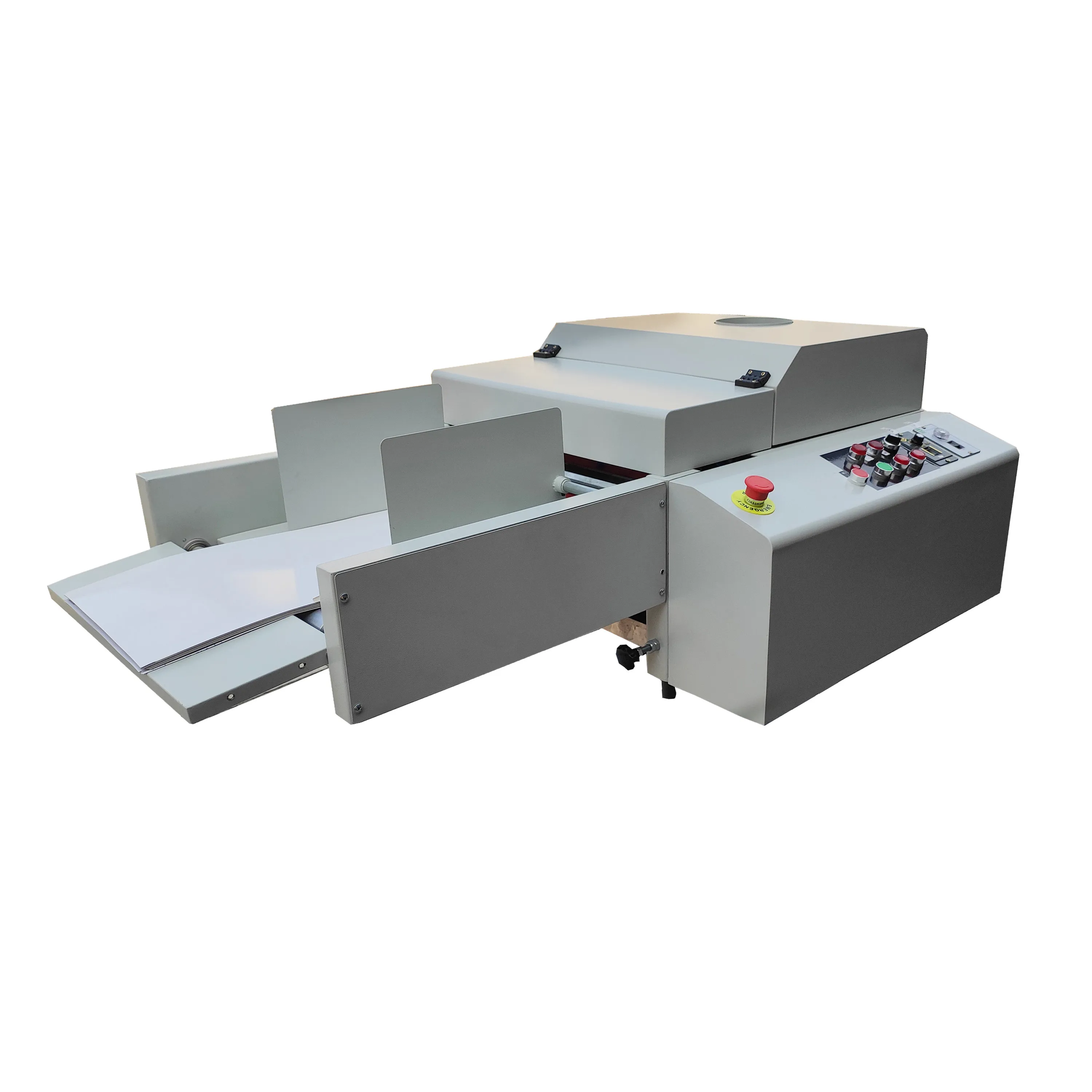 desktop uv roll coating machine with auto feeder coater uv drying machines
