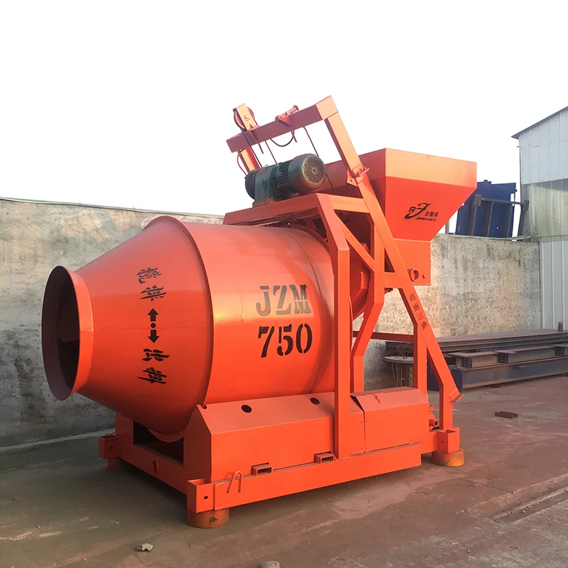 Factory wholesale low prices small portable 750 liter concrete mixers betonmischer elektrisch for sale