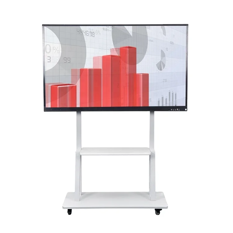65 inch front interface digital whiteboard smart tv 4K hd display prices of teaching meeting interactive whiteboard