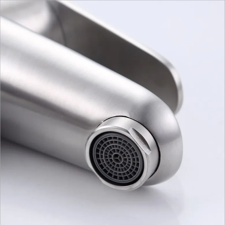 Hot and Cold Sink Mixer Ceramic Cartridge Modern Water Taps Sanitary Ware Building Material Griferia Bathroom Basin Faucet HUBEN