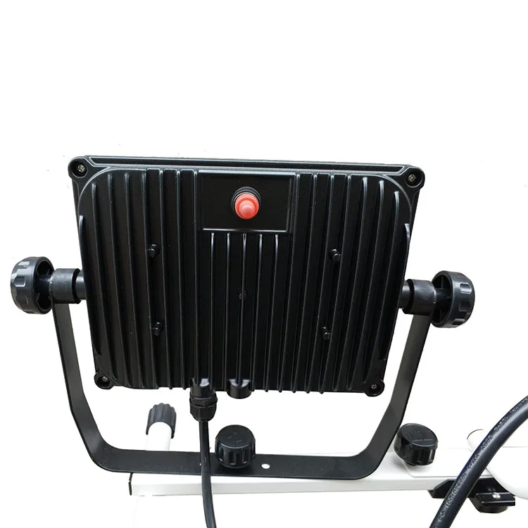 100W Dual-Head Weather Resistant 14000 Lumen Portable LED Flood  Metal Telescopic Tripod Stand Rotating retractable drop light