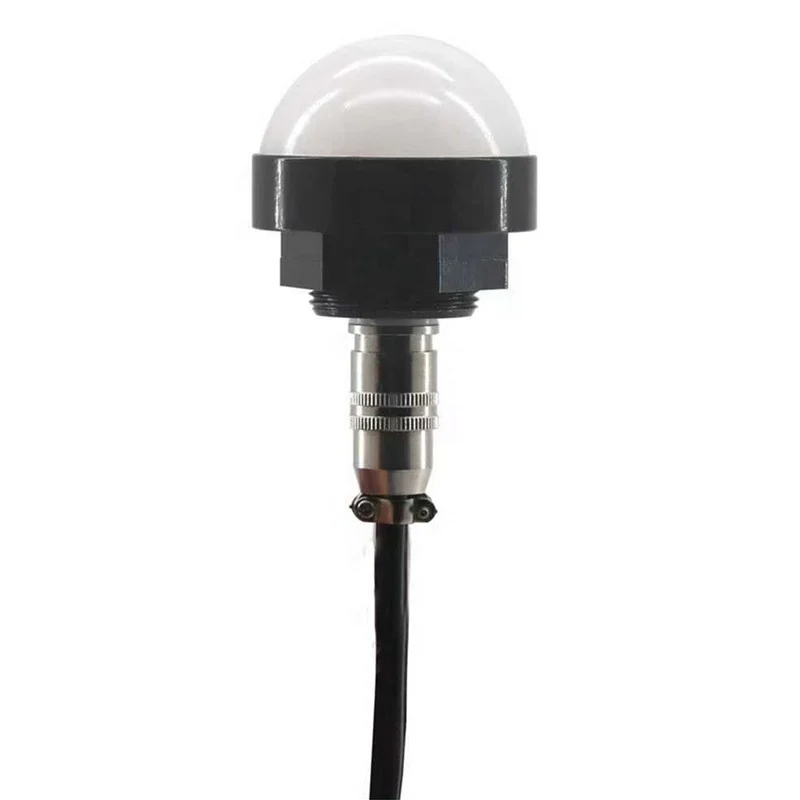 LED Tricolor Warning Light 3W 24V Waterproof Dustproof Aviation GX12 Connector Metal Indicator Industrial Lamp