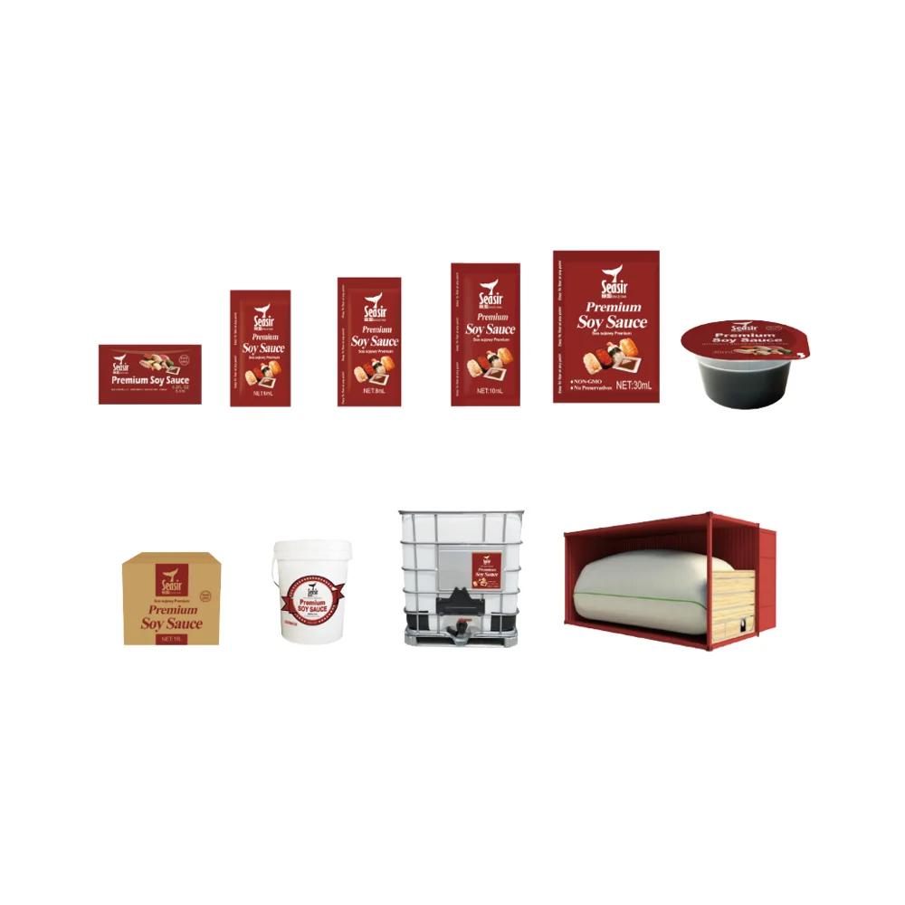Japanese Style Soy Sauce Take Away Package Brewed Liquid Forms