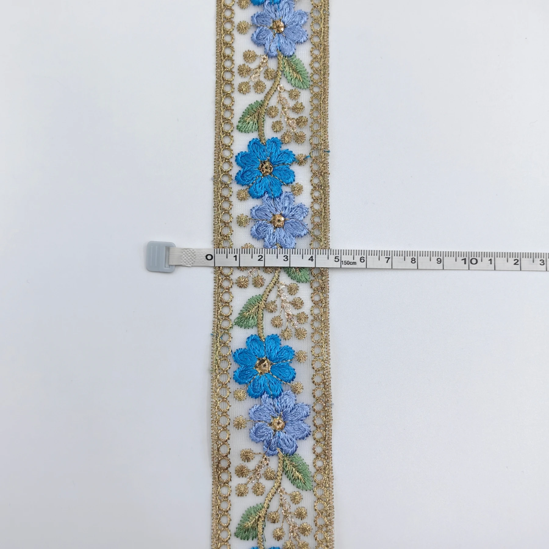 Hot Selling Gold Thread Bone Rope National Wind Multi-color Lace Embroidery Lace bar Code Dai Dance Clothing Design Accessories