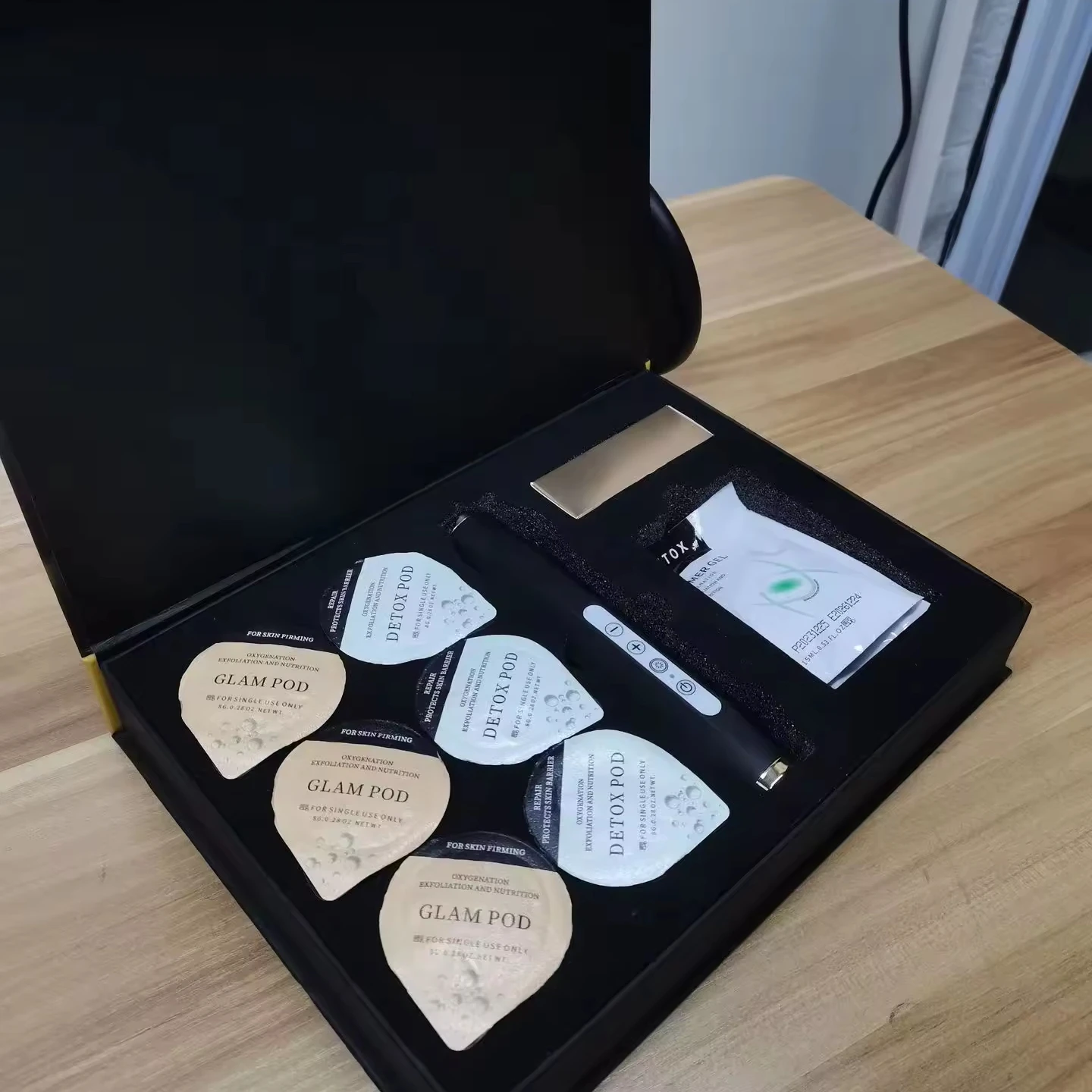 Новый дизайн, портативный Co2 пузырьковый кислородный аппарат для очистки лица, омоложения кожи, капсулы, кислородная подтяжка кожи, аппарат для лица