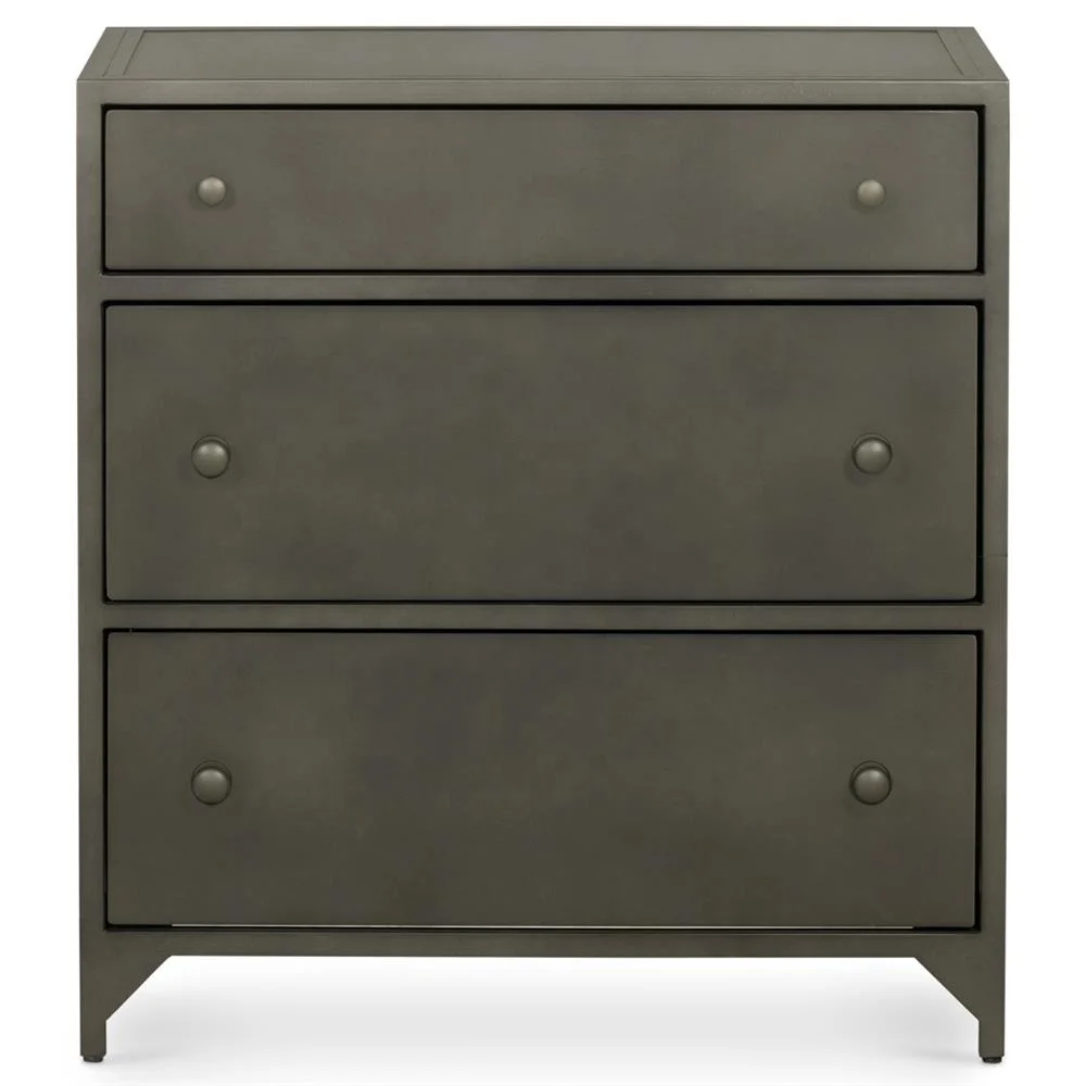 
Vintage Antique Iron Metal Nightstand Industrial Loft Style Iron Nightstand Rustic Nightstand Drawer Storage Unit Bedside Table 