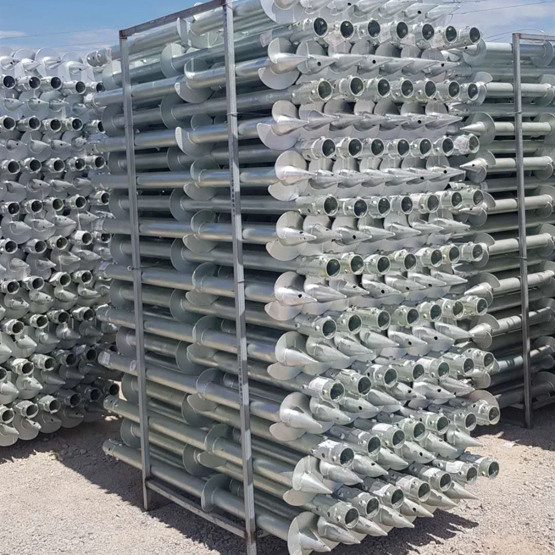 Ground Anchors Earth Screw Piles Available Installation Screw Piles For Solar Panel Foundations