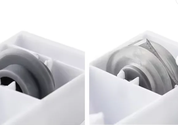 New Design Plastic Cling Film Cutter Kitchenware Cling Wrap With Slide Cutter. Strech Plastic Wrap Dispenser With Cutter