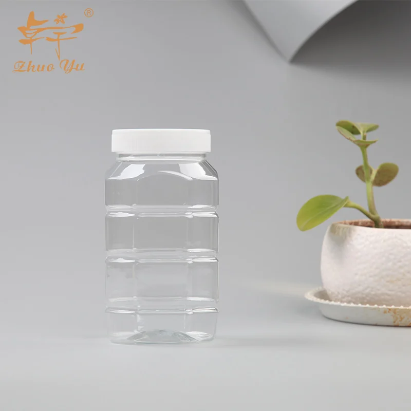 Food Grade Custom Shape Plastic Juice Container Bottle 500ml 1000ml 1500ml for Honey Cartoon Plastic Beverage Bottle Traps