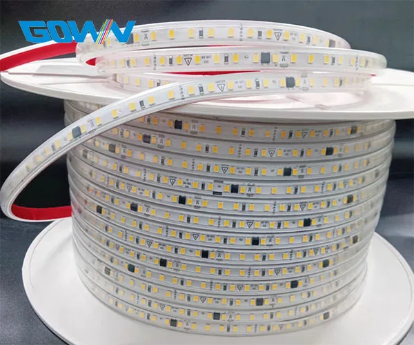 110V/220V 10mm PCB SMD 2835 120leds/m Double Circuit wireless led strip light for Landscape, Commercial, Residential Application