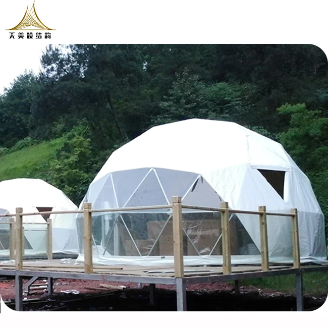 Открытый жеоды glamp купола дома сборный роскошный шатер