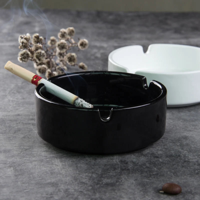 
Scotte Cigar Ashtray top Grade Luxury Ashtray Fashion Household Double Slot Design Table Top Cigarette Smoking Ash Tray 