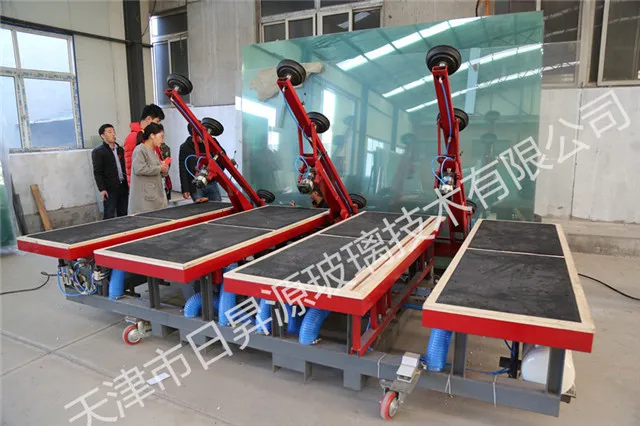 Factory direct sale auto glass loading table / manual glass cutting table for glass factory
